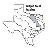 Trinity River Texas Map - Alaine Leonelle