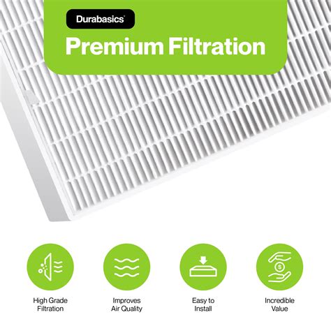 Durabasics Air Filters for Winix C545 Replacement Filter - 2 Air Filte