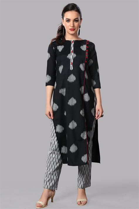 Women Kurta and Pant Set Cotton Blend | Kurta with pants, Fashion, Clothes