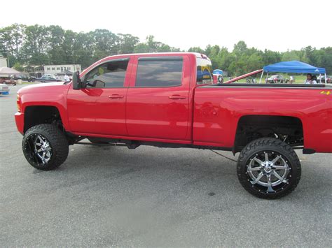 Custom Lifted Chevy Silverado - Off Road Wheels