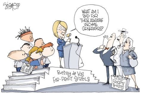 Cartoons: Betsy DeVos, education secretary