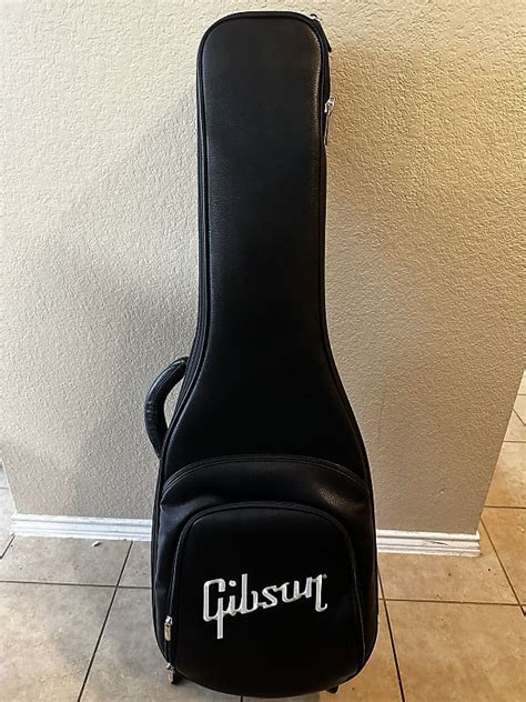 Gibson Les Paul/SG Vinyl Leatherish Gig bag with Plush | Reverb