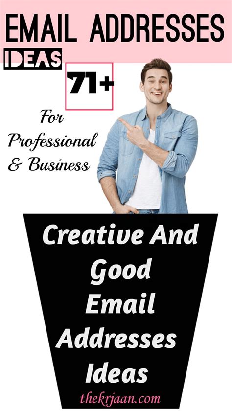 70+ Creative And Good Email Address Ideas That Work | Business email address, Blogging guide ...