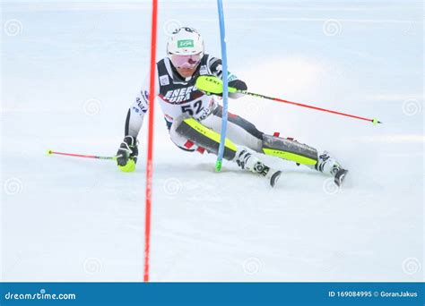 Audi Fis Ski World Cup 2020 Mens Slalom Editorial Image - Image of ...