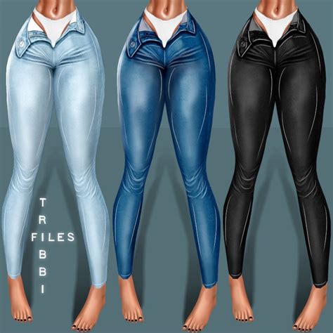 IMVU Musa Jeans // Sis3d Mesh Sizes VXL-VS - Etsy