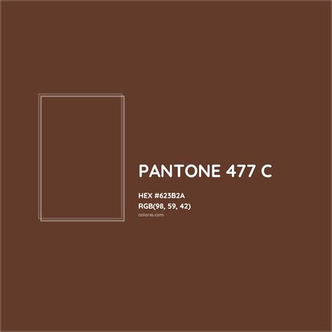 PANTONE 477 C Complementary or Opposite Color Name and Code (#623B2A ...