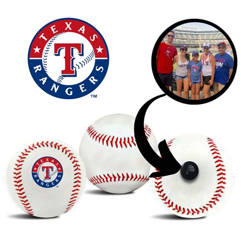 Texas Rangers MLB Collectible Baseball|Picture Inside|FANZ Collectibles ...