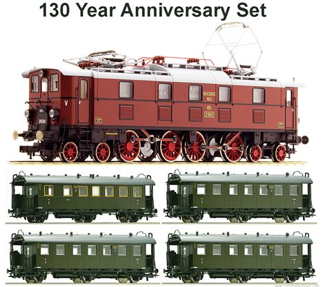 Fleischmann 481701 - German Passenger Train Set w. Electric Loco EP5 of the DRG