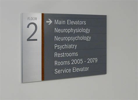 Hospital Wayfinding Signs Services — Nicolson Associates, Inc.