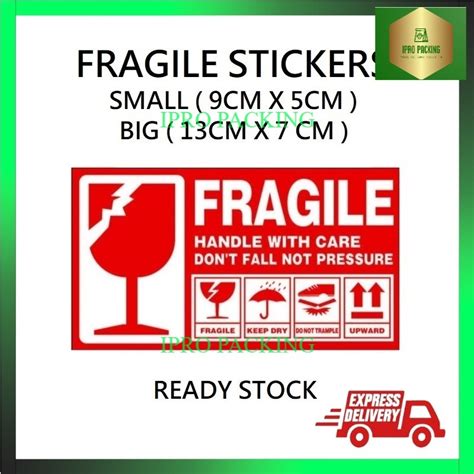 Fragile Stickers Shipping Stickers Box Shipping Fragile Warning Sticker ...