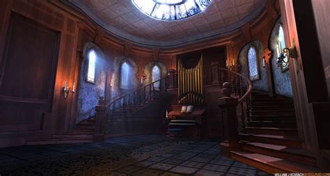 Haunted Mansion, William Kowach | Concept art, Room artwork, Interior concept art