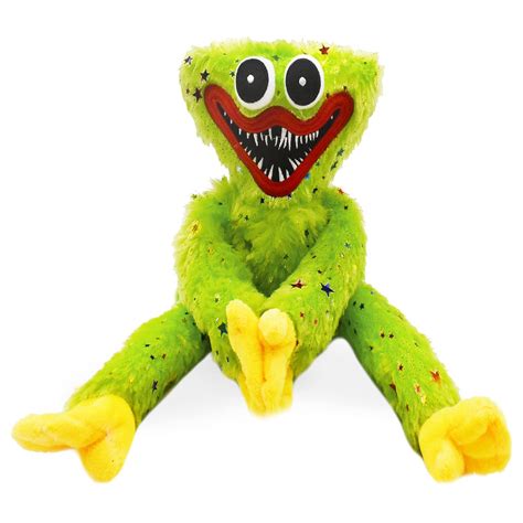 Buy Huggy Wuggy, Green Poppy Playtime Huggy Wuggy Plush Toy 40 cm, with ...