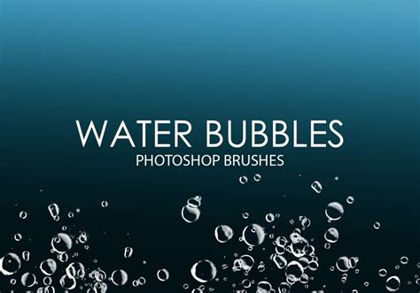 Free Water Bubbles Photoshop Brushes - Nature Photoshop Brushes ...