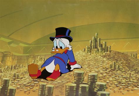 Scrooge McDuck Money Bin Treasure Disney DuckTales Production Animation ...