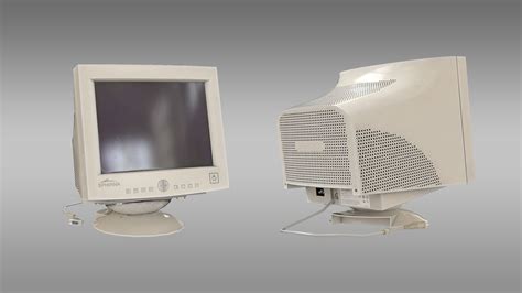 Old CRT Computer Monitor Display 3D Model $39 - .3ds .blend .c4d .fbx .max .ma .lxo .obj - Free3D