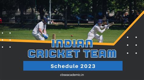 Indian Cricket Team Schedule 2023 - Full list of T20, ODI and Test Matches