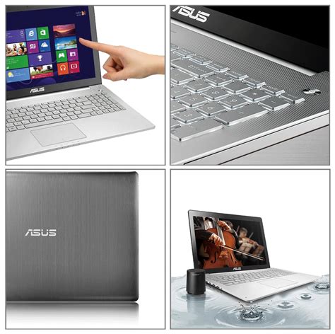 Asus N550JK Core i7-4710HQ 8GB 1TB DVDSM 15.6 inch Full HD Touchscreen ...