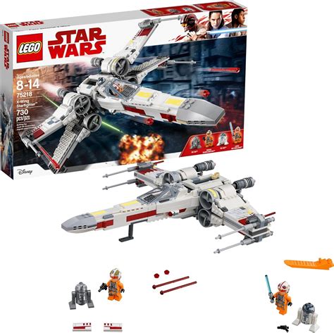 Amazon.com: LEGO Star Wars X-Wing Starfighter 75218 Star Wars Building Kit (731 Pieces) : Toys ...