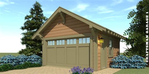 Craftsman Garage 1 Plan – by Tyree House Plans