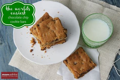 Chocolate Chip Cookie Bars - MomAdvice