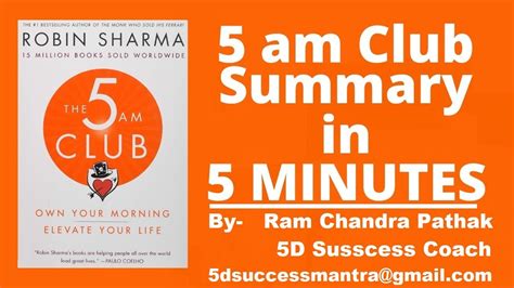 5Am Club Book Price - The 5AM Club By Robin Sharma | AudioBook | Free ...