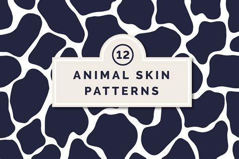 12 Animal Skin Patterns - Design Cuts