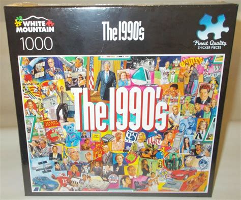 White Mountain 1990's 90s Pop Culture 1000 Piece Jigsaw Puzzle Kids ...