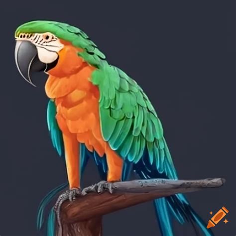 Image of a bald parrot