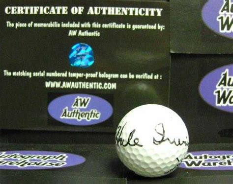 Hale Irwin autographed Golf Ball