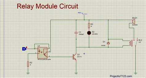 Relay Module Simulation in Proteus - projectiot123 is making esp32 ...