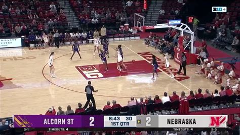 Nebraska Women's Basketball Highlights vs. Alcorn State - YouTube