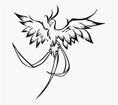 Drawing Easy Phoenix Bird , Free Transparent Clipart - ClipartKey