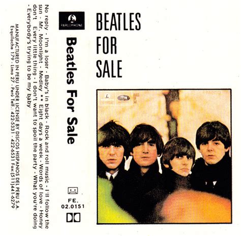 The Beatles - Beatles For Sale (1993, Cassette) | Discogs