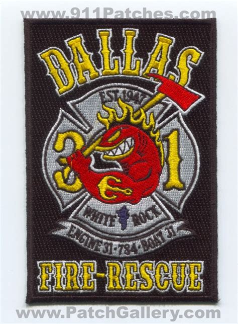 Dallas Fire Department Station 31 Patch Texas TX – 911Patches.com