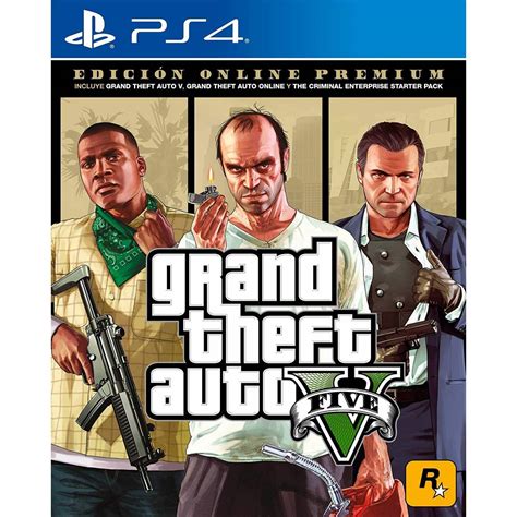 PS4 GTA 5 / Grand Theft Auto V Premium Online Edition