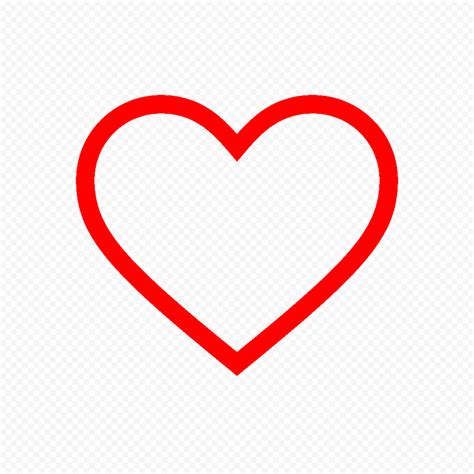 Transparent HD Red Heart Love Valentine Symbol Sign Icon | Citypng