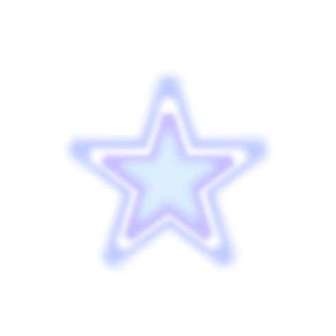 a blue and white star on a white background