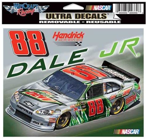 Dale Earnhardt Jr Car Ultra Decal