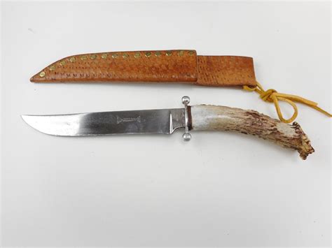 SABATIER HUNTING KNIFE AND SHEATH - Switzer's Auction & Appraisal Service