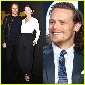 Outlander’s Sam Heughan & Caitriona Balfe Are Not Dating! | 2016 Golden Globes Weekend, 2016 ...