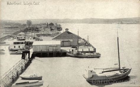 Waterfront Vallejo, CA Postcard