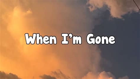 When I'm Gone | Song Cover - YouTube