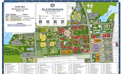 Old Dominion University Campus Map | Draw A Topographic Map