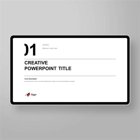 Minimal Basic Title PowerPoint Templates - PowerPoint Free