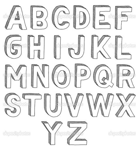 Image result for bubble letters with shadows | Lettering alphabet ...