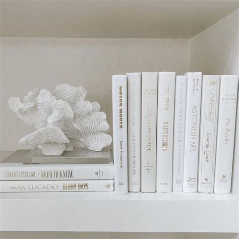 Bundle of White Ivory Decorative Books With Gold/silver - Etsy | White aesthetic, Book decor ...