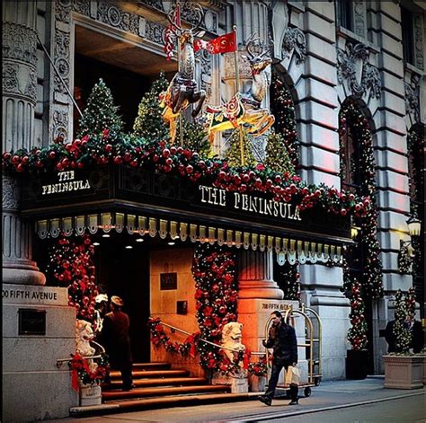 The Peninsula New York City Hotel At Christmas | New york christmas ...