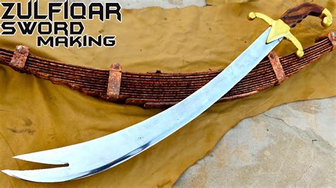 Making ZULFIQAR Replica Sword out of JUNK - Sword Making - YouTube