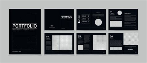 Architecture and interior portfolio design, Architecture Portfolio Layout, a4 size portfolio ...