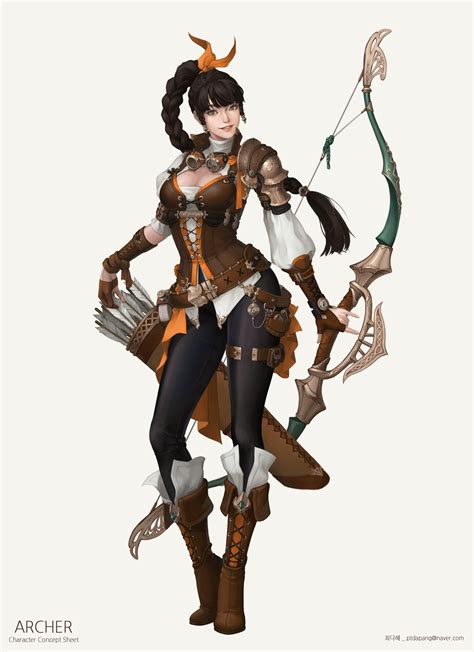 ArtStation - Character Concept Art - [ Archer ]